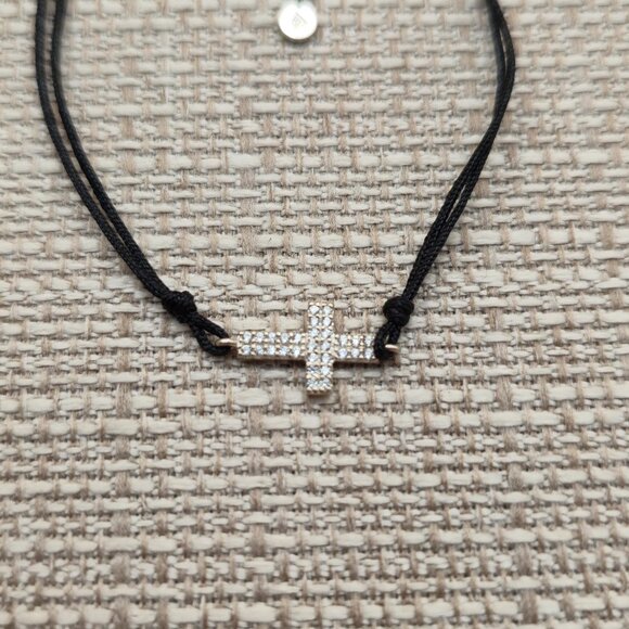 7+1 Inch Sterling Silver Silpada Cross Cubic Zirconia Bracelet A5932 - Picture 3 of 7